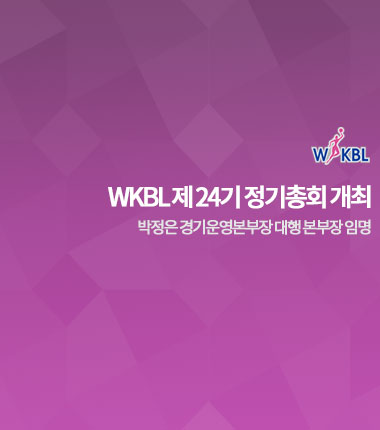 [대표 이미지] WKBL 제24기 정기총회 개최