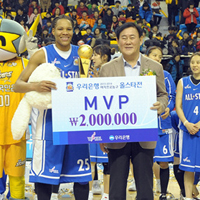 [대표 이미지] [올스타전] ‘28득점’ MVP 커리 “상금, 쇼핑한 돈 메꿀 것”