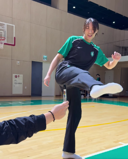 하나은행 선수들은 운동할 때 뭐 마시나?